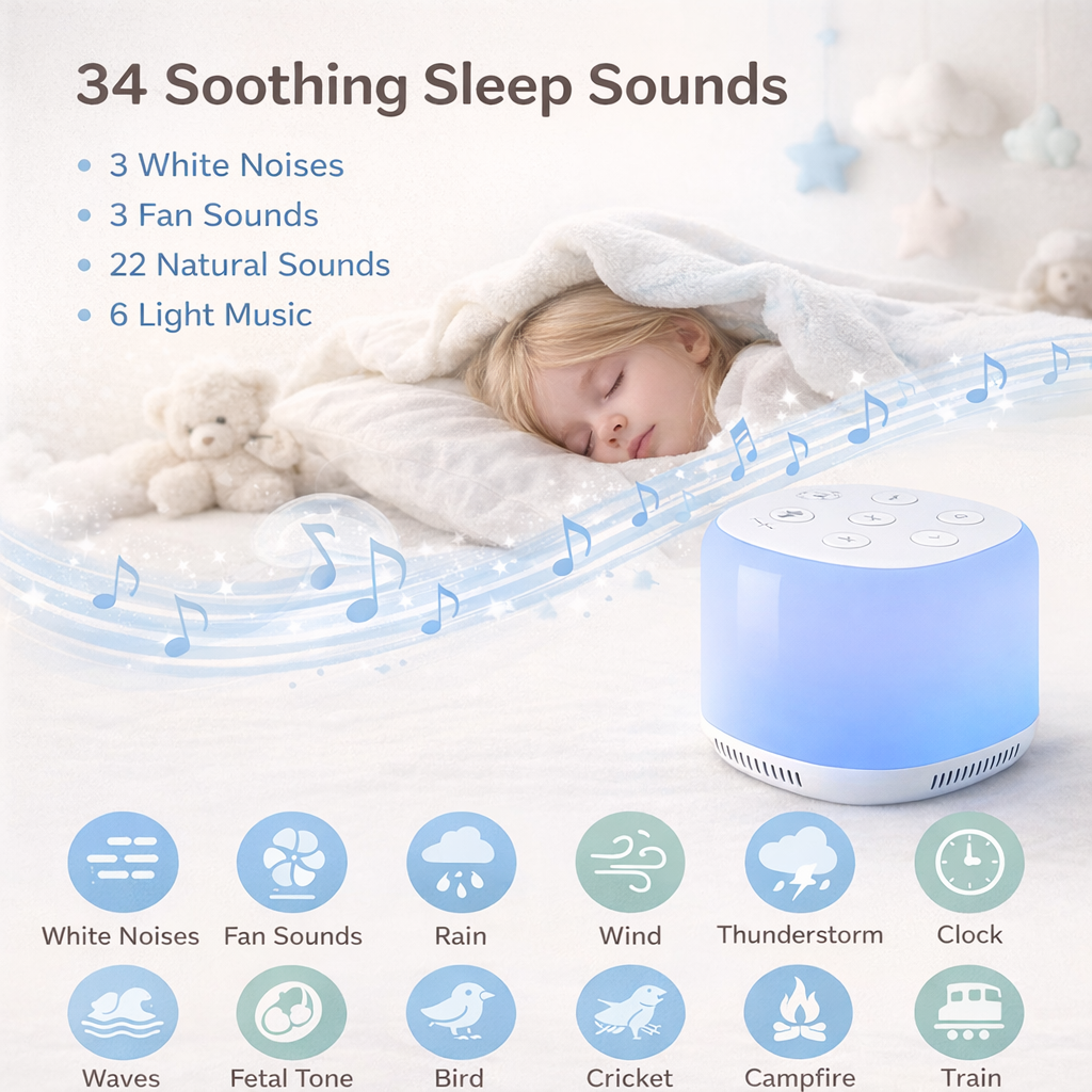 White Noise Sleep Light