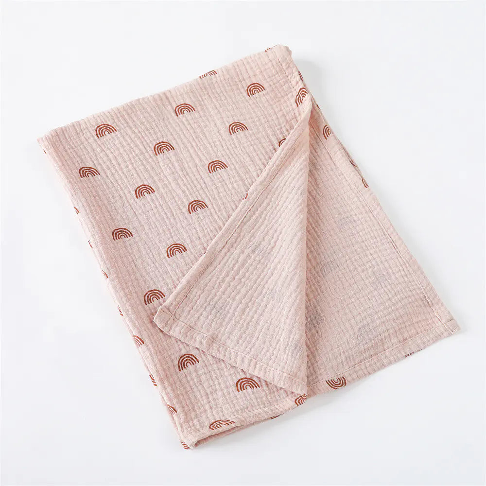Cotton Muslin Blanket for Baby Photography and Bathing