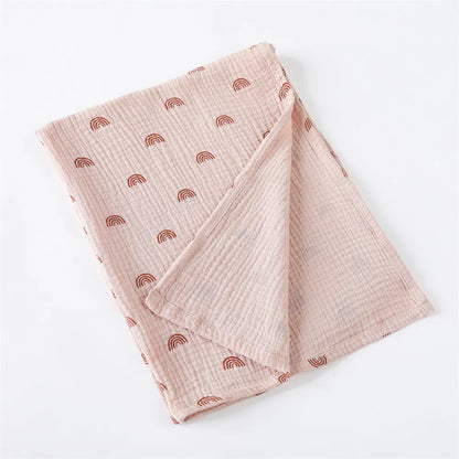 Cotton Muslin Blanket for Baby Photography and Bathing