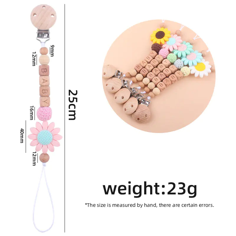 WoodCalm™ – Beech Pacifier Clip