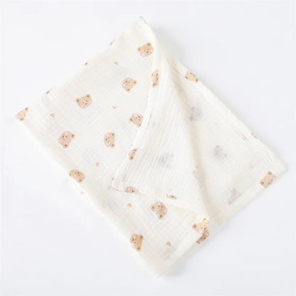 Cotton Muslin Blanket for Baby Photography and Bathing